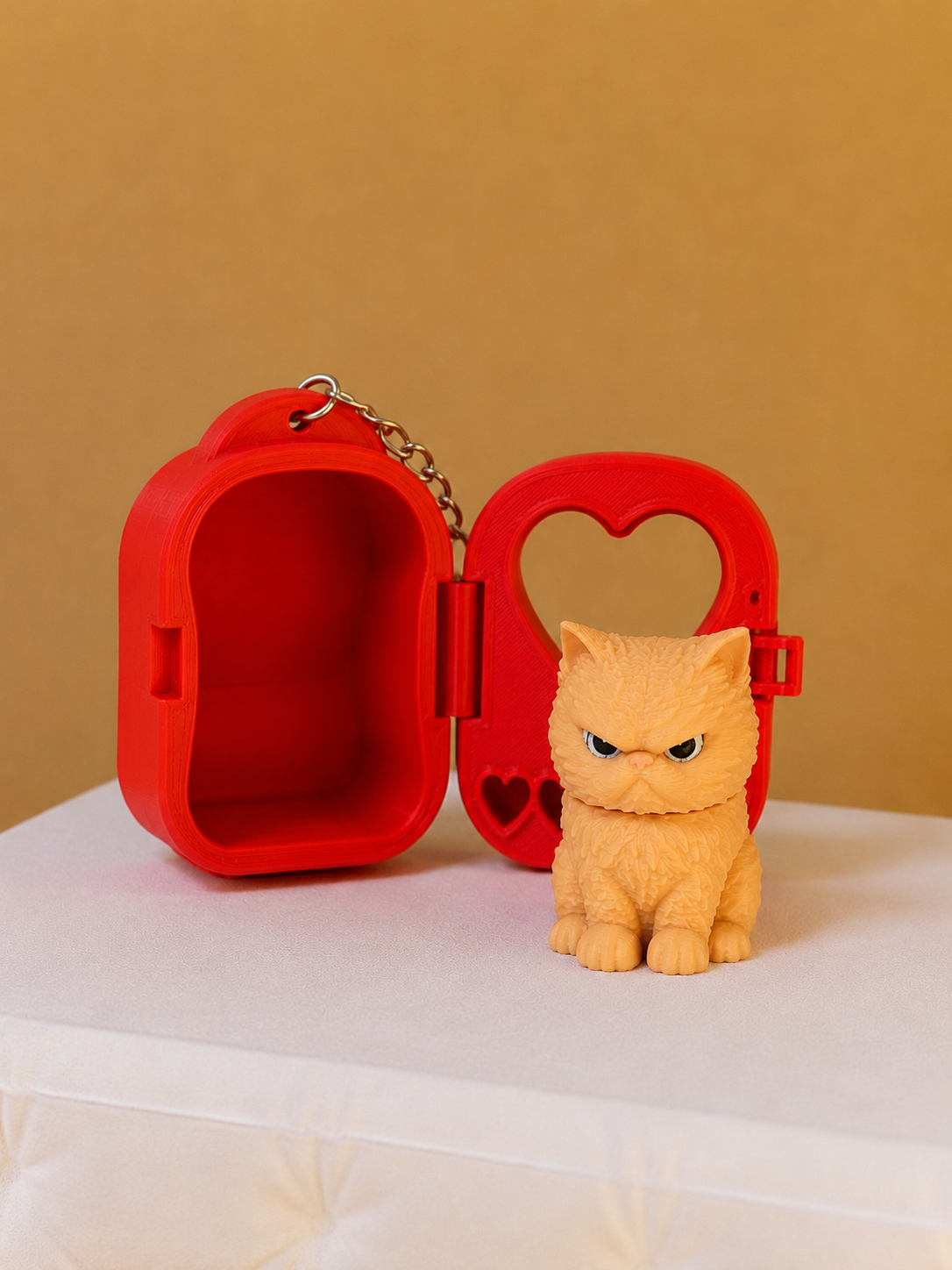 Mochilhinha com Gatinho – Vermelha