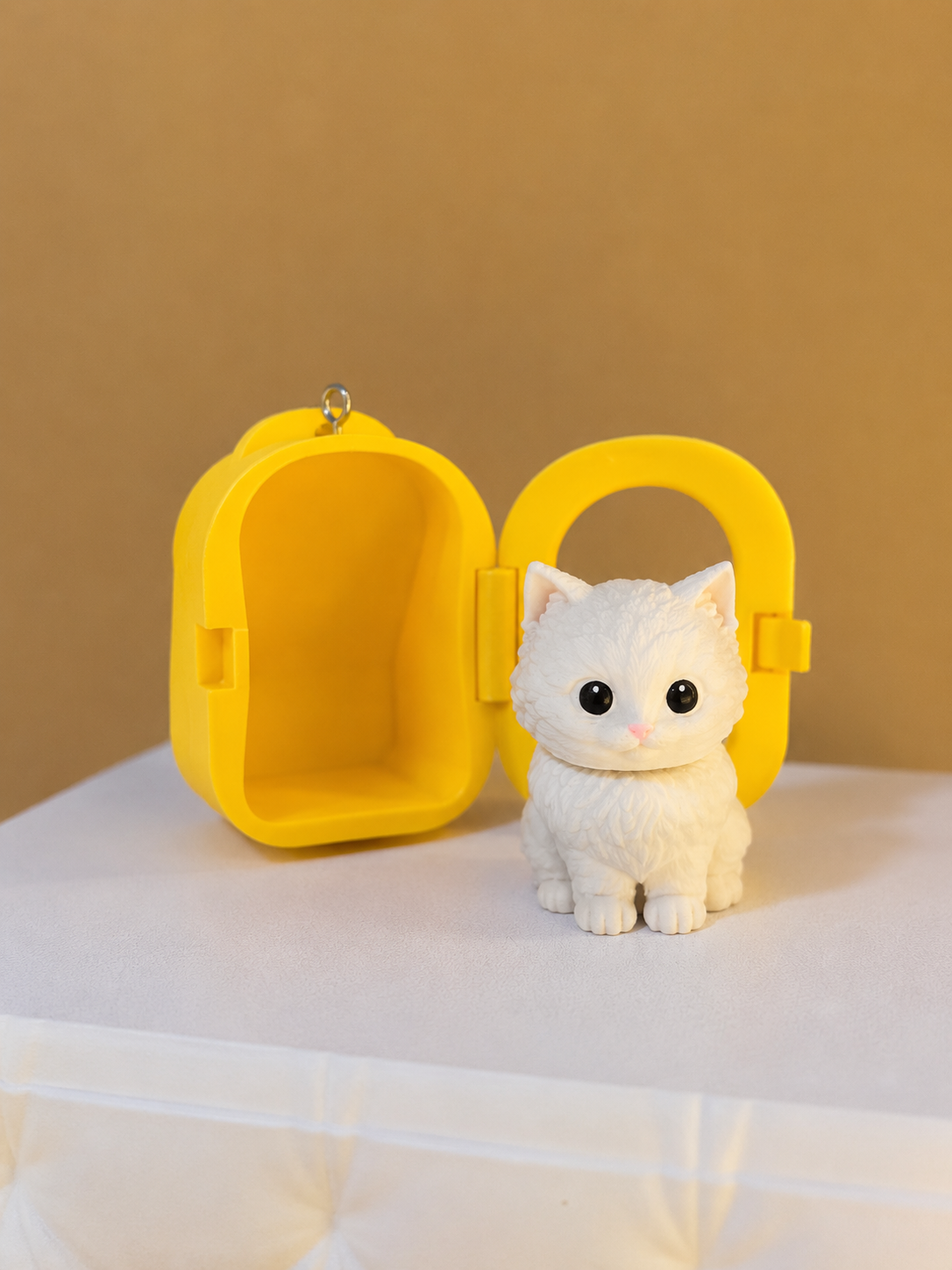 Mochilhinha com Gatinho – Amarela