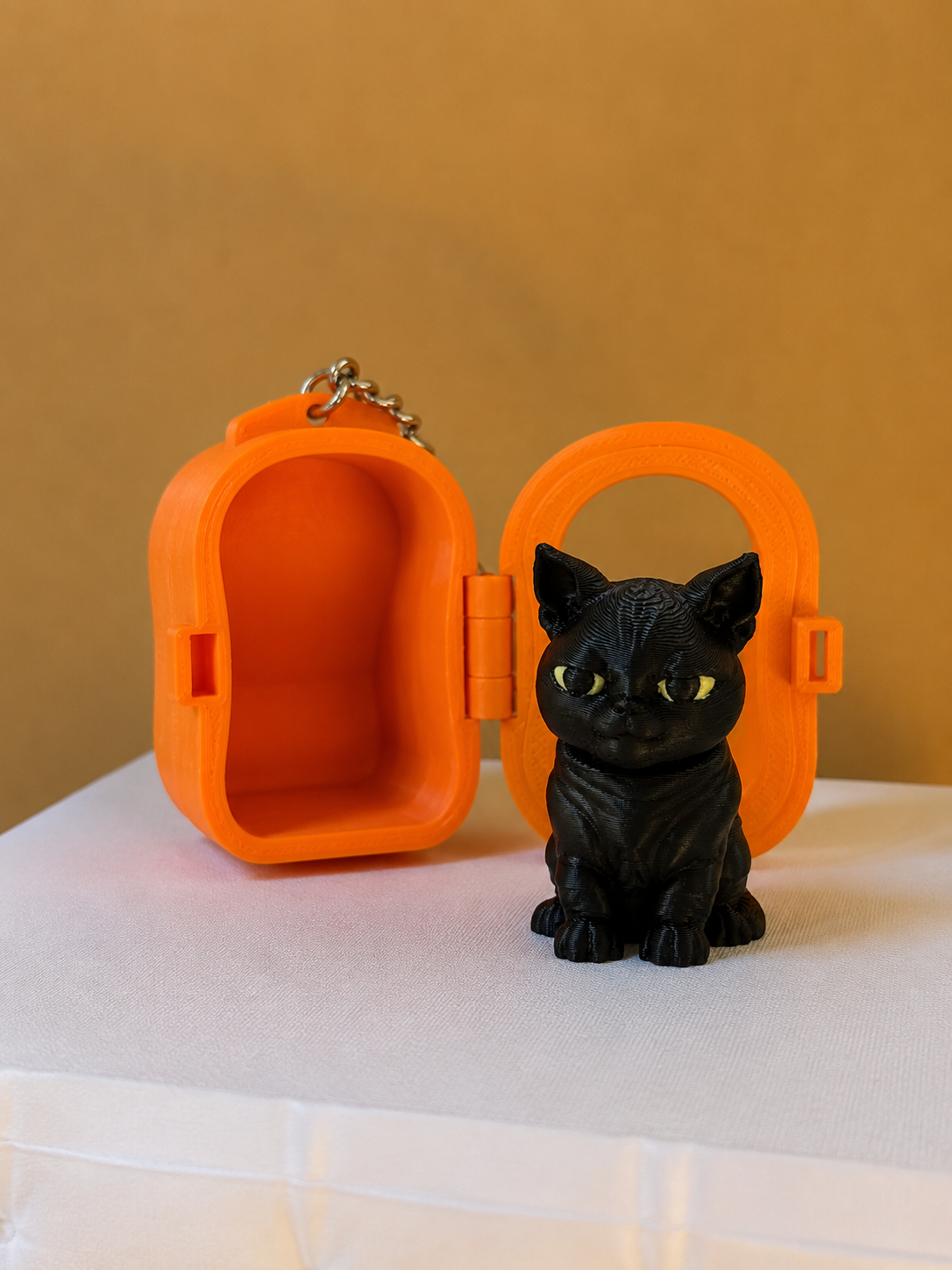 Mochilhinha com Gatinho – Laranja